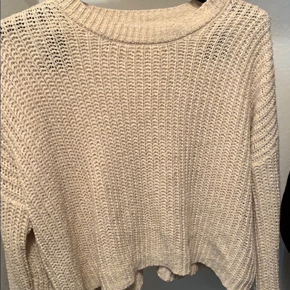 Cream sweater